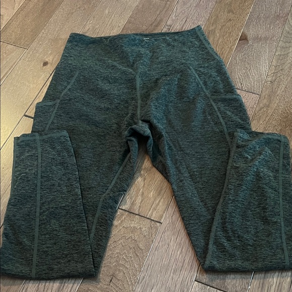 Kirkland Signature Kids Dark Green Leggings - Picture 1 of 2